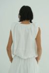 CLANE(クラネ) W FACE SLEEVELESS RIBBON TOPS ダブルフェイススリーブレスリボントップス 18122-4232