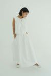 CLANE(クラネ) W FACE SLEEVELESS RIBBON TOPS ダブルフェイススリーブレスリボントップス 18122-4232