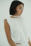 CLANE(クラネ) W FACE SLEEVELESS RIBBON TOPS ダブルフェイススリーブレスリボントップス 18122-4232