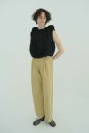 CLANE(クラネ) W FACE SLEEVELESS RIBBON TOPS ダブルフェイススリーブレスリボントップス 18122-4232
