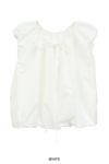 CLANE(クラネ) W FACE SLEEVELESS RIBBON TOPS ダブルフェイススリーブレスリボントップス 18122-4232