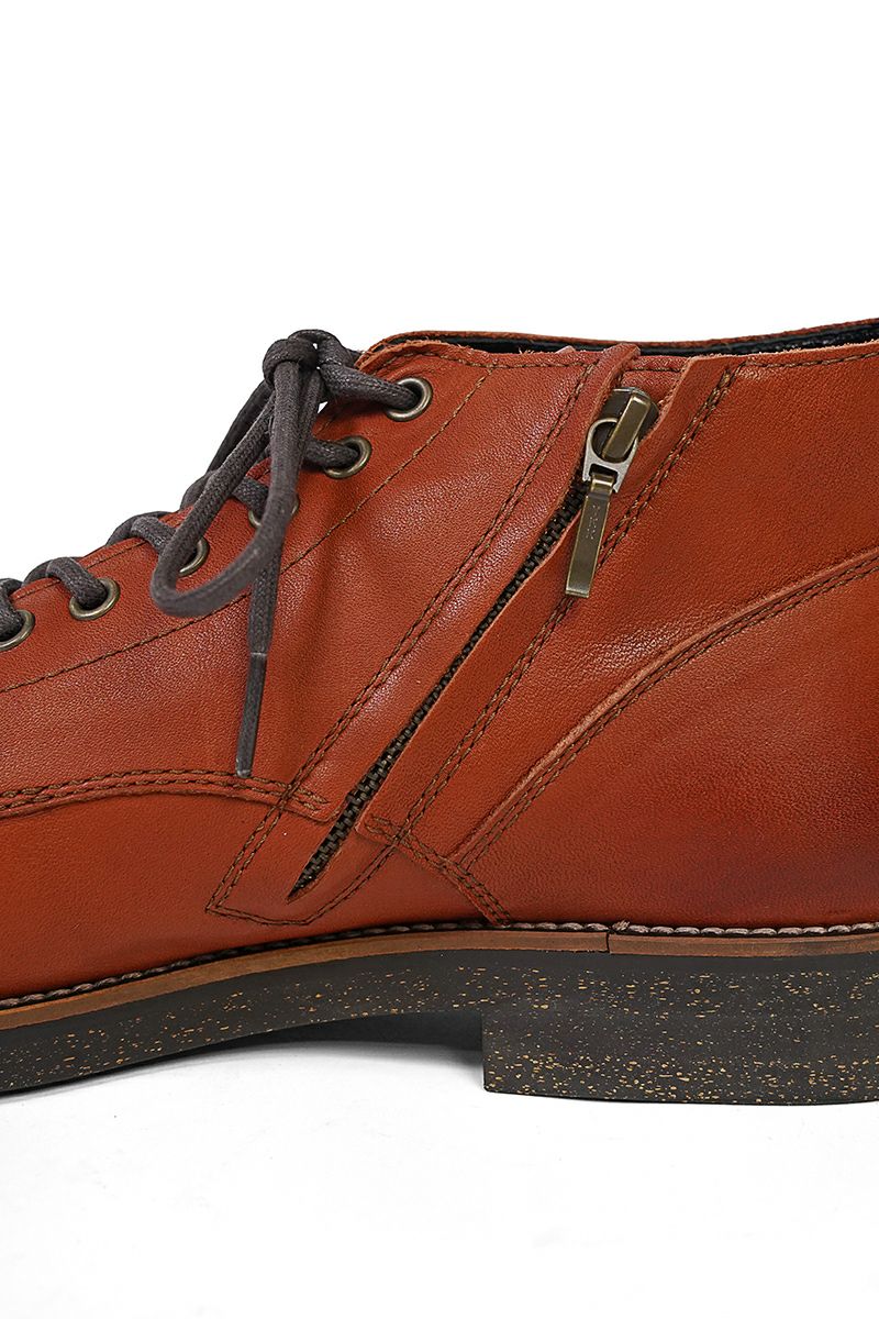 PADRONE(パドローネ) CHUKKA BOOTS with SIDE ZIP (WATER PROOF LEATHER) BAGGIO IV チャッカブーツ サイドジップ ウォータープルーフレザー PU7358-1222-16A