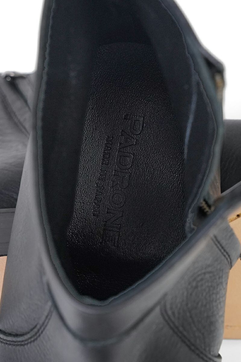 PADRONE(パドローネ) SIDE ZIP BOOTS RAUL サイドジップブーツ ラウル PU7358-1118-15A