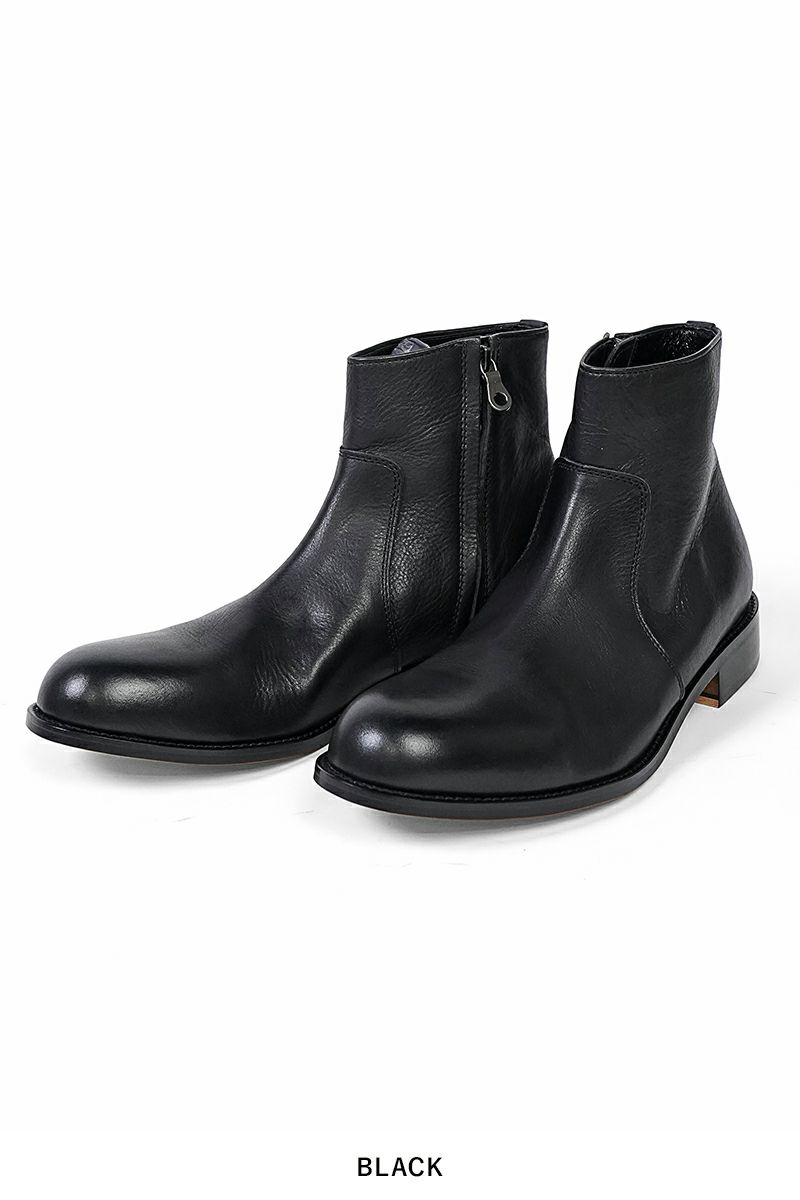 PADRONE(パドローネ) SIDE ZIP BOOTS RAUL サイドジップブーツ ラウル PU7358-1118-15A