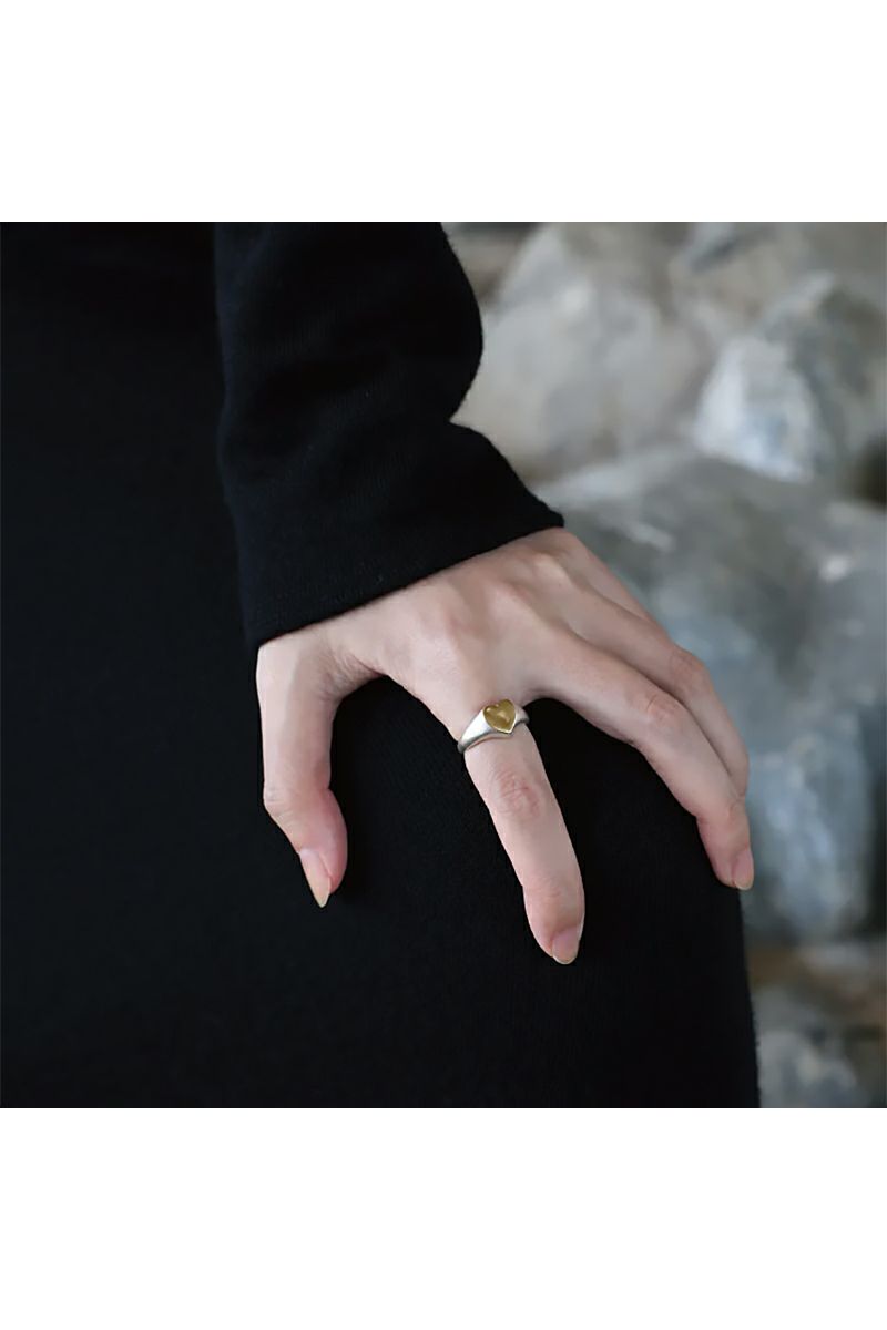 TEN.(テン) ハートシグネットリング MIX rgx-0151