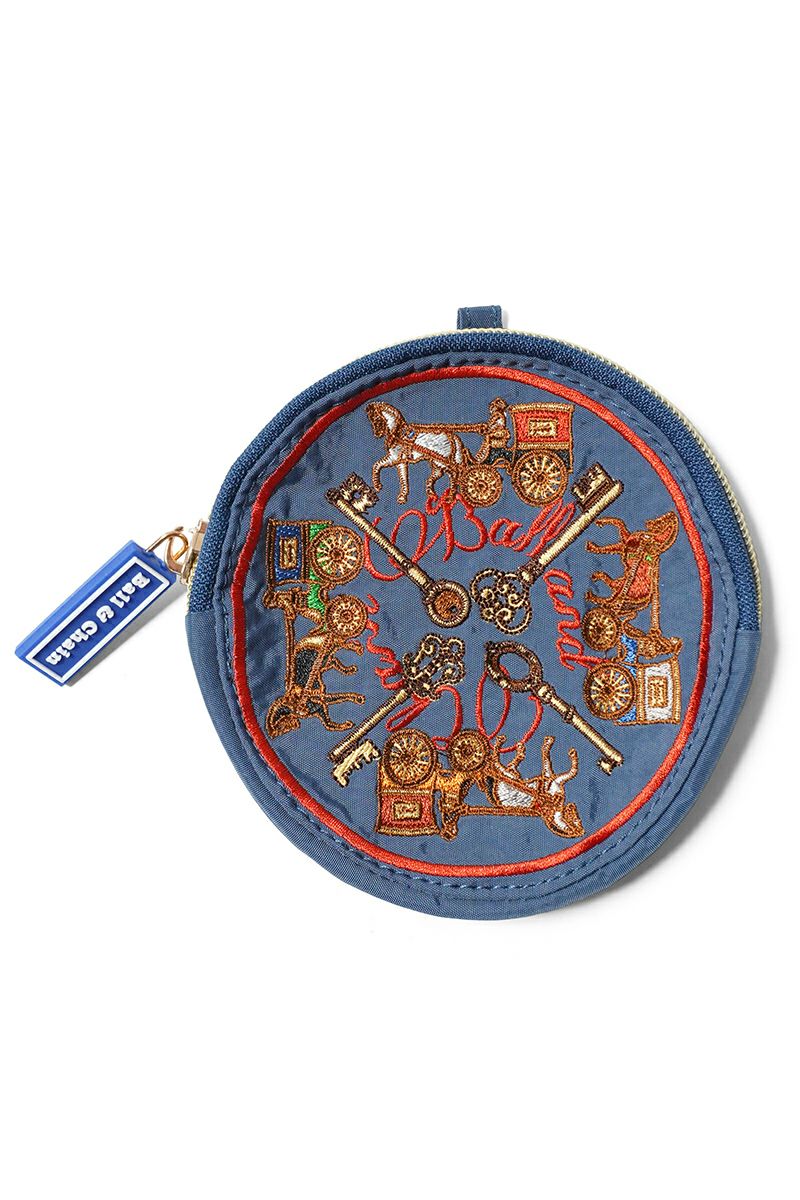 Ball & Chain(ボールアンドチェーン) Key & Carriage Round(P) キーアンドキャリッジ ラウンドポーチ 301638