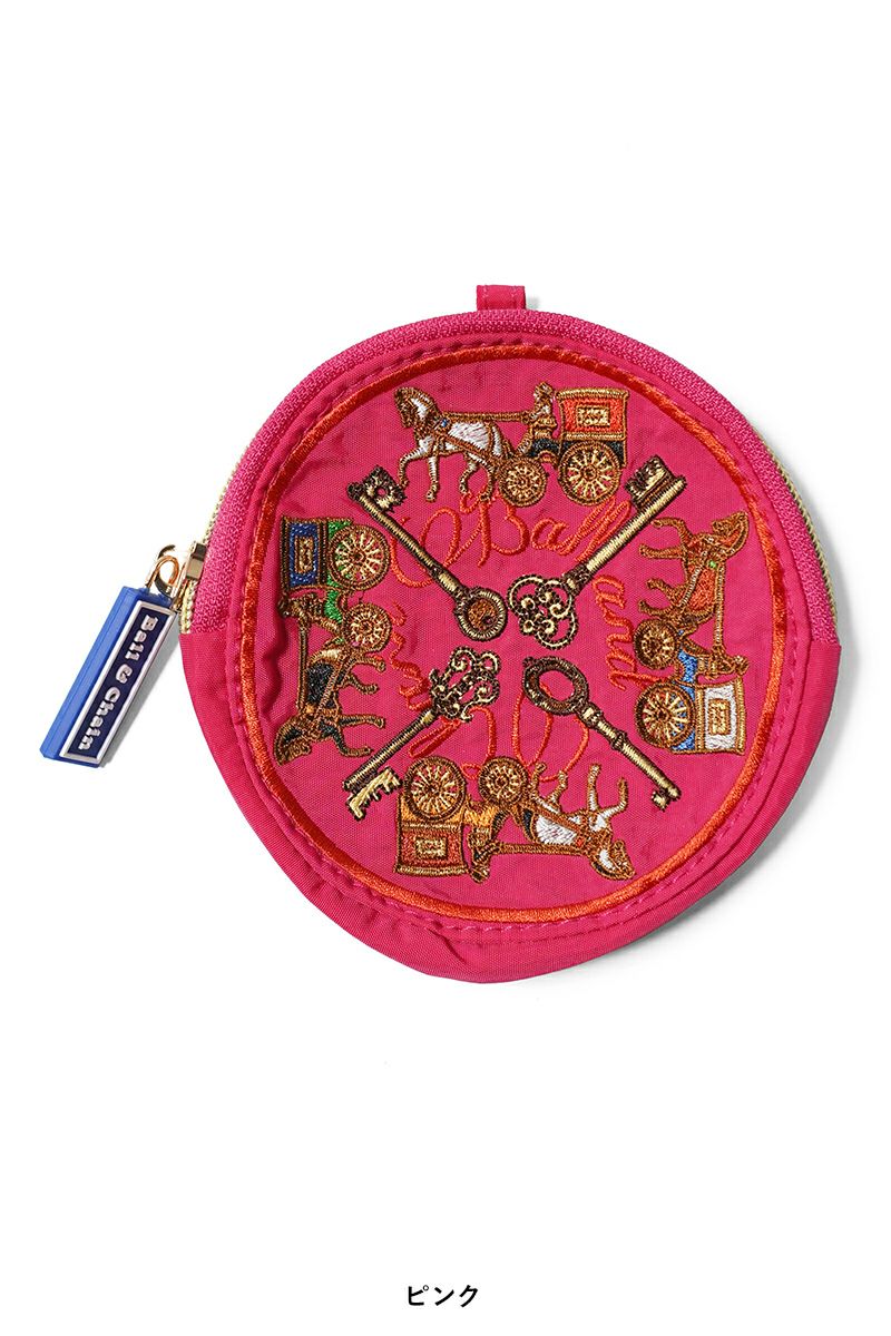 Ball & Chain(ボールアンドチェーン) Key & Carriage Round(P) キーアンドキャリッジ ラウンドポーチ 301638