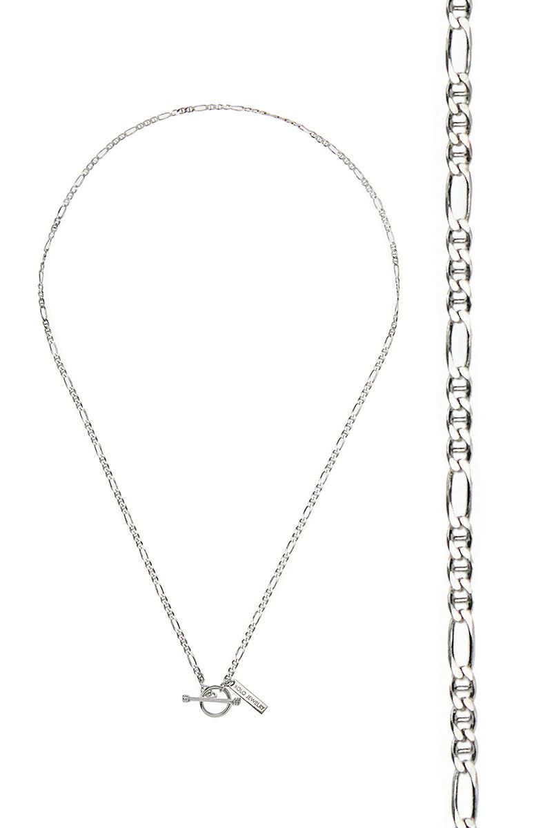 XOLO(ショロ) Figaro Gucci Necklace SILVER -2mm- フィガログッチネックレス シルバー XON055-50