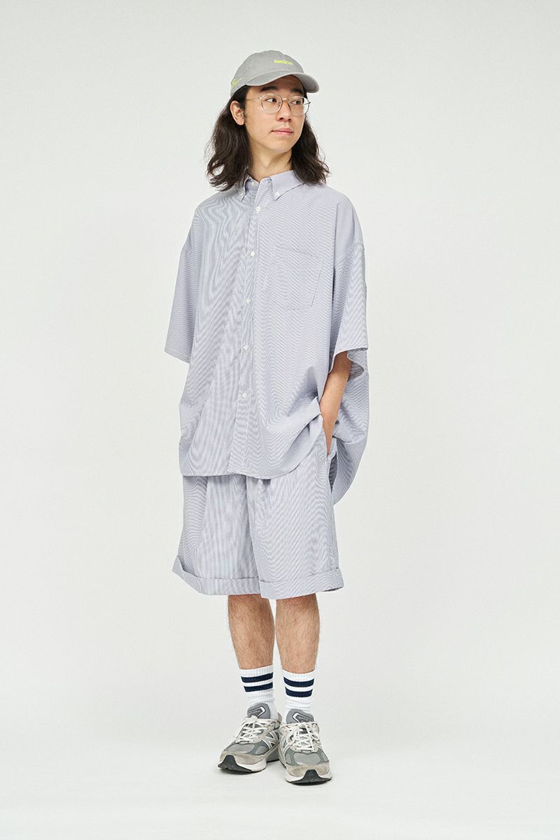 FreshService(フレッシュサービス) SEERSUCKER B.D. SHIRT シアサッカーボタンダウンシャツ FSC252-50043