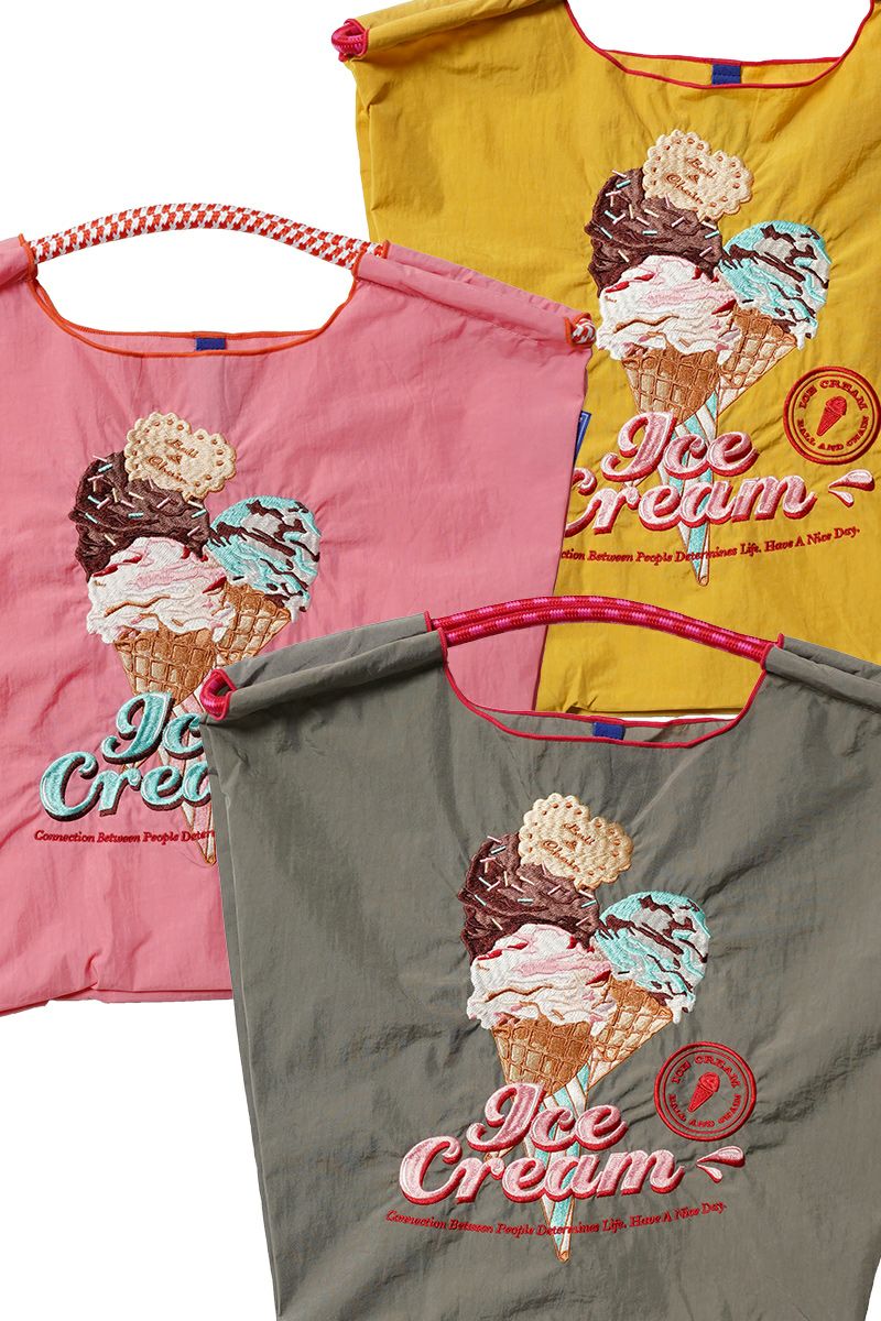 Ball & Chain(ボールアンドチェーン) NEW icecream II (M) ニューアイスクリーム2(M) ショッピングバック トートバッグ 301063