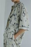 MANOF(マノフ) BLURRED FLOWER SHIRTS フラワーシャツ 89122-4012