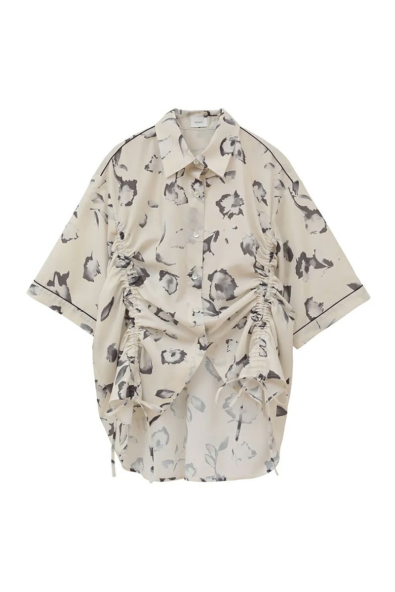 MANOF(マノフ) BLURRED FLOWER SHIRTS フラワーシャツ 89122-4012