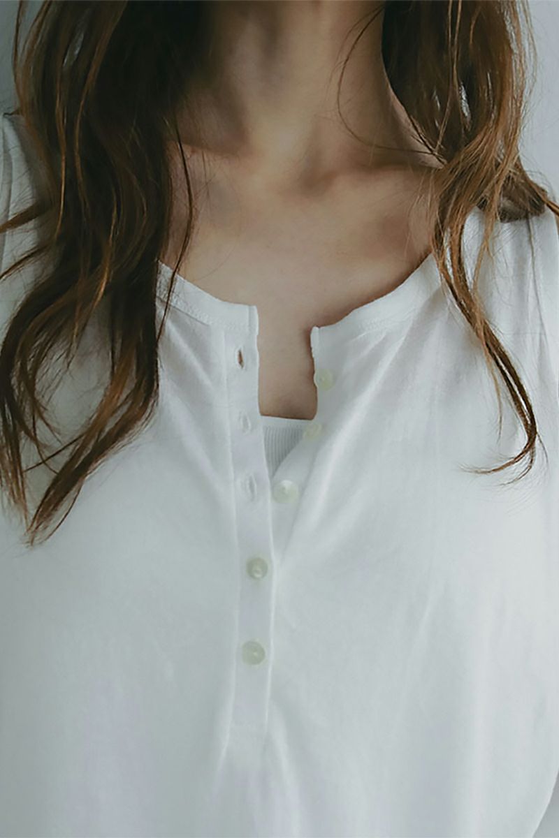 ETRE TOKYO(エトレトウキョウ) ヘンリーネックエアリータンクトップ 1225412001