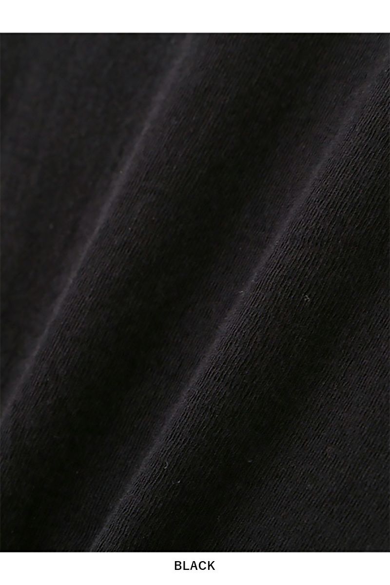 ETRE TOKYOヘンリーネックエアリータンクトップ ブラック ETRE TOKYO - ヘンリーネックエアリータンクトップ BLACK