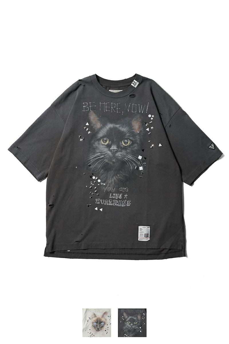 Maison MIHARA YASUHIRO(メゾン ミハラヤスヒロ)EMBELLISHED DISTRESSED TEE エンベルイッシュドディストレストTシャツ J15TS752