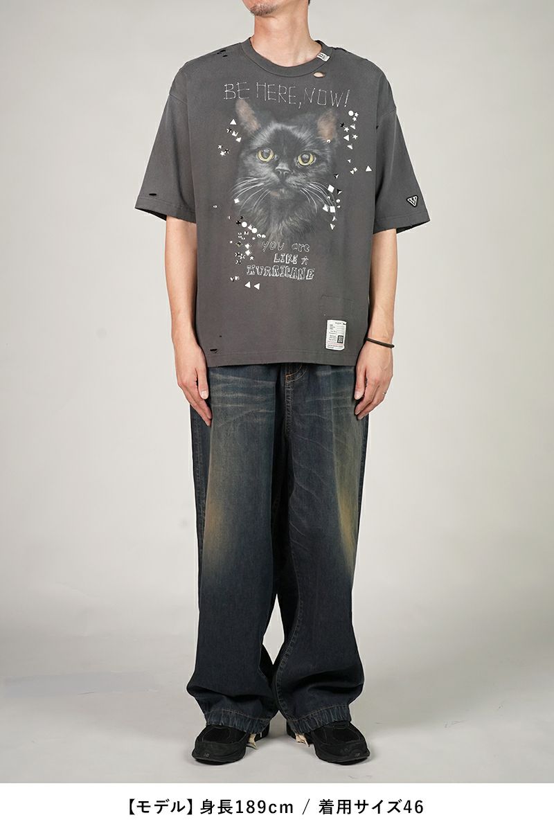 Maison MIHARA YASUHIRO(メゾン ミハラヤスヒロ)EMBELLISHED DISTRESSED TEE エンベルイッシュドディストレストTシャツ J15TS752