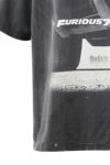 SAINT Mxxxxxx(セントマイケル) SM-HR1-0000-C74 / FF_SS TEE / Fast & Furious 7 / BLACK ワイルド・スピード SKY MISSION 半袖Tシャツ