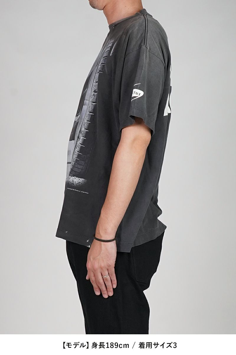 SAINT Mxxxxxx(セントマイケル) SM-HR1-0000-C74 / FF_SS TEE / Fast & Furious 7 / BLACK ワイルド・スピード SKY MISSION 半袖Tシャツ