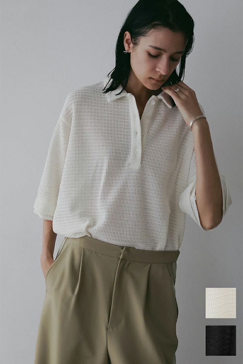 MANOF(マノフ) MESH POLO SHIRTS メッシュポロシャツ 89105-1242