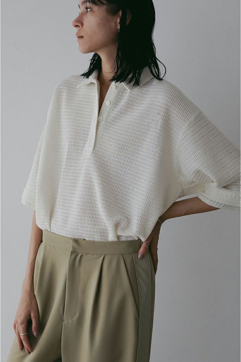 MANOF(マノフ) MESH POLO SHIRTS メッシュポロシャツ 89105-1242