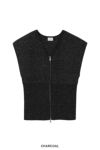 MANOF(マノフ) ZIP UP KNIT TOPS ジップアップニットトップス 89106-2182