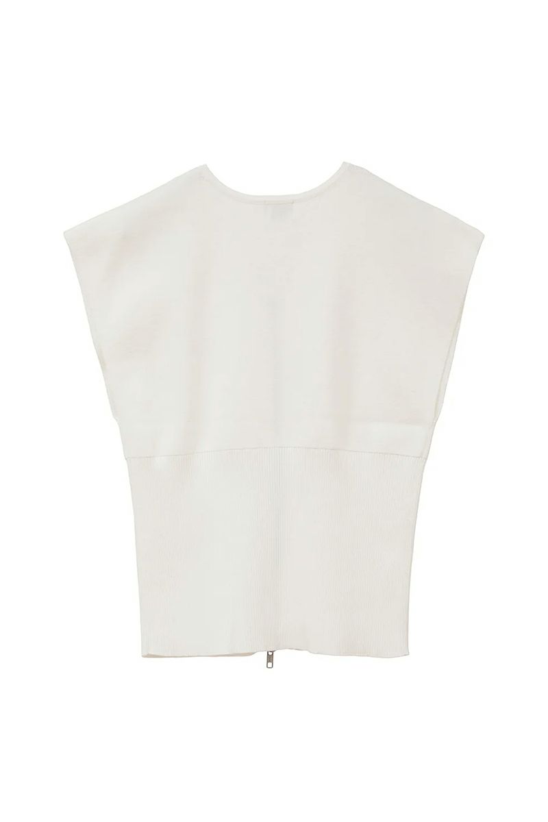 MANOF(マノフ) ZIP UP KNIT TOPS ジップアップニットトップス 89106-2182