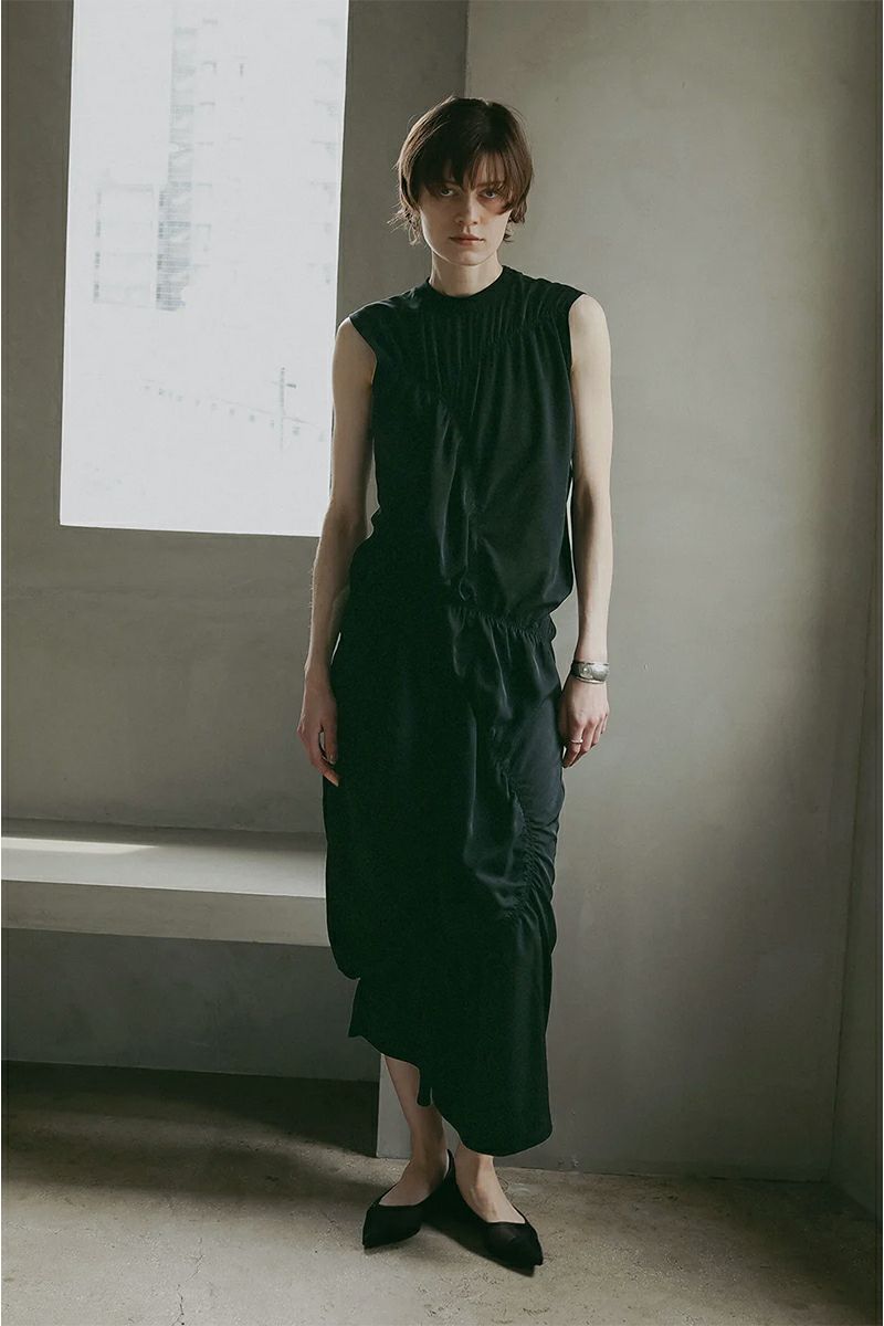 MANOF(マノフ) CIRCLE SHEERING ONE PIECE サークルシャーリングワンピース 89112-5012