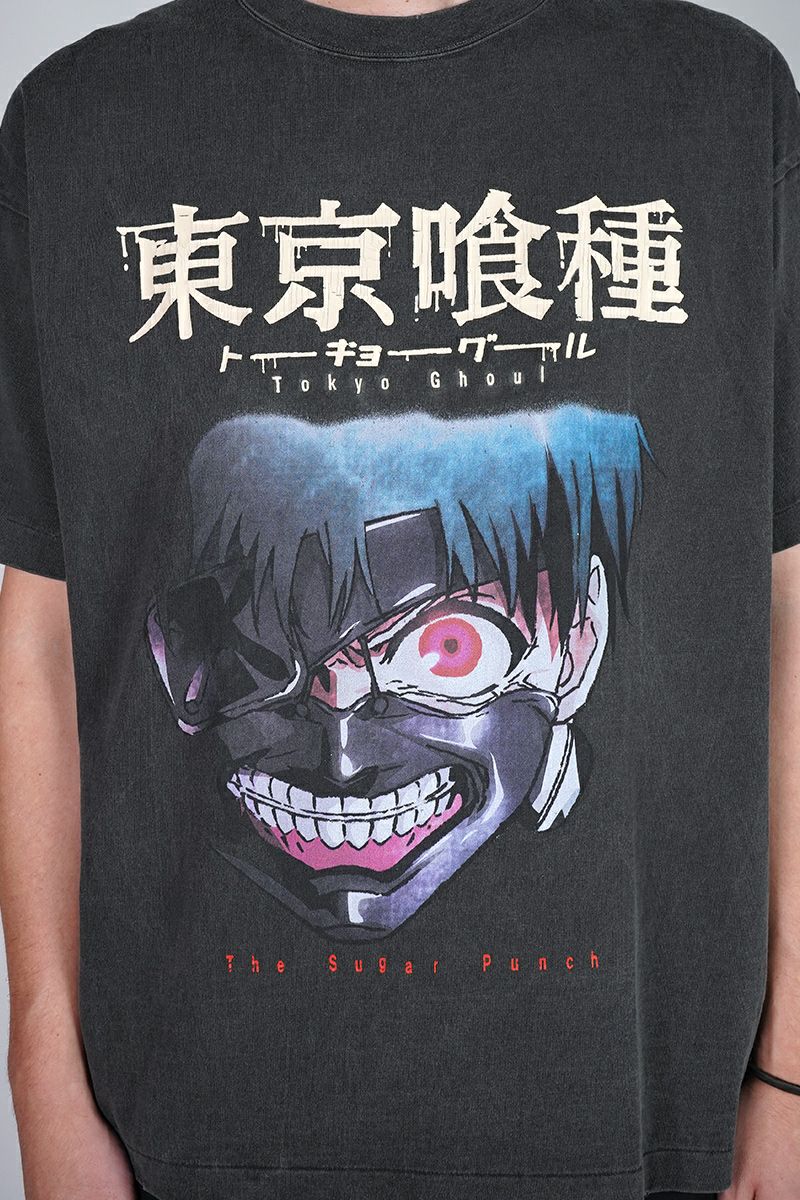 THE SUGAR PUNCH(シュガーパンチ) SS T-Shirt(KANEKI MASK) 半袖Tシャツ 東京喰種トーキョーグール 金木研 カネキ TTGM25SM001