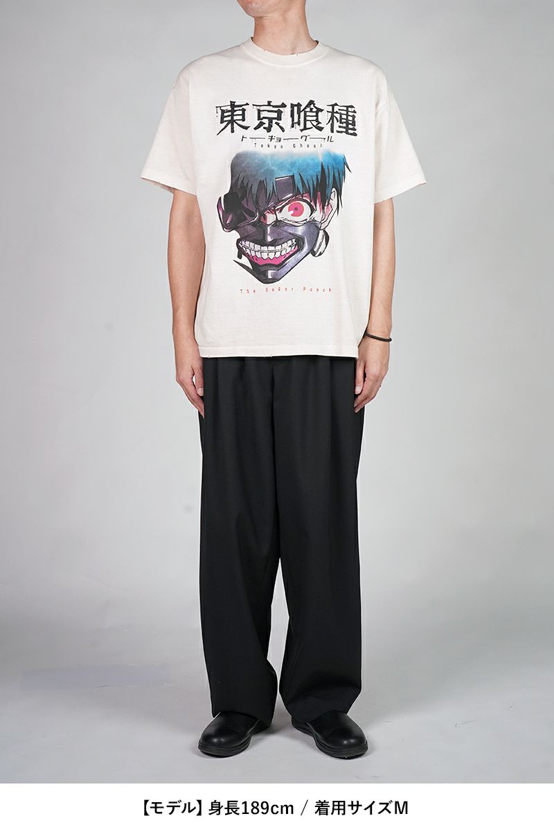 THE SUGAR PUNCH(シュガーパンチ) SS T-Shirt(KANEKI MASK) 半袖Tシャツ 東京喰種トーキョーグール 金木研 カネキ TTGM25SM001