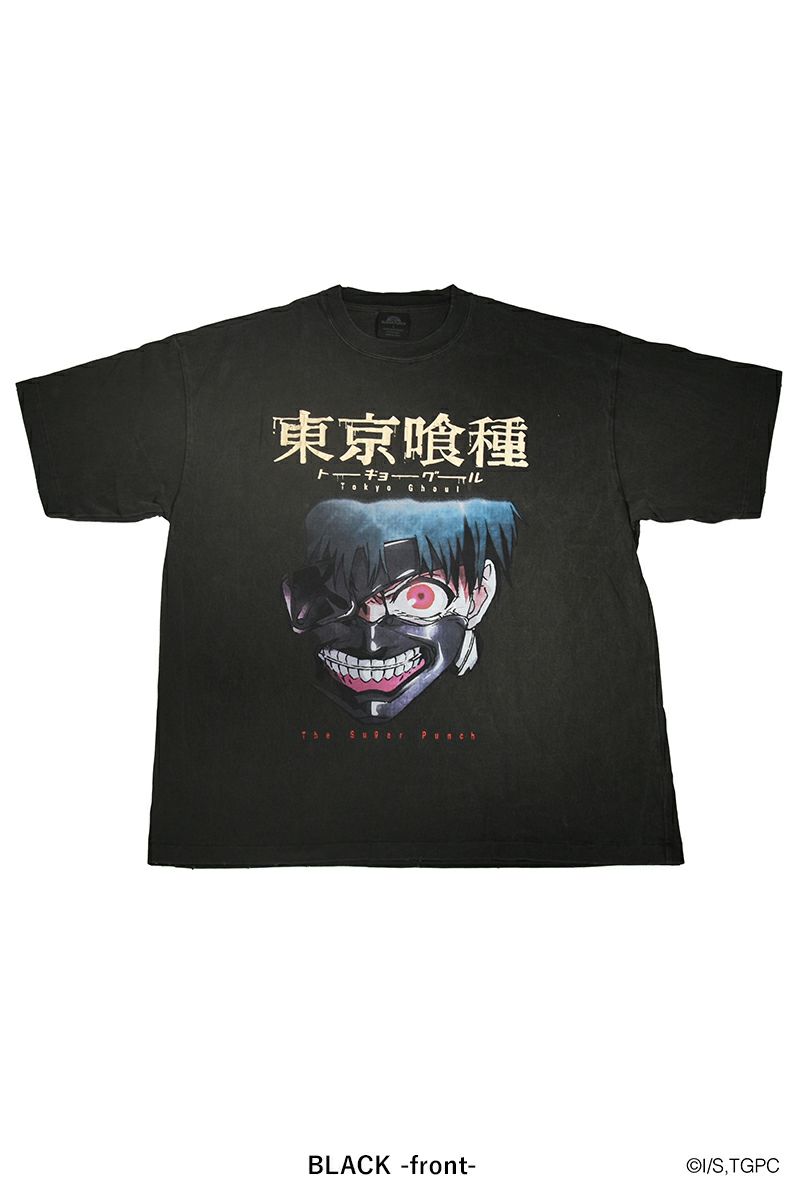 THE SUGAR PUNCH(シュガーパンチ) SS T-Shirt(KANEKI MASK) 半袖Tシャツ 東京喰種トーキョーグール 金木研 カネキ TTGM25SM001