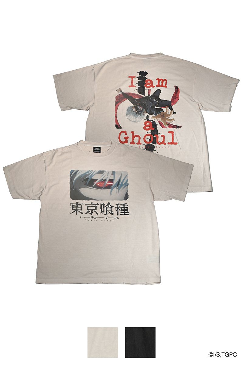 THE SUGAR PUNCH(シュガーパンチ) SS T-Shirt(KANEKI BACK BORN) 半袖Tシャツ 東京喰種トーキョーグール 金木研 カネキ TTGM25SM004