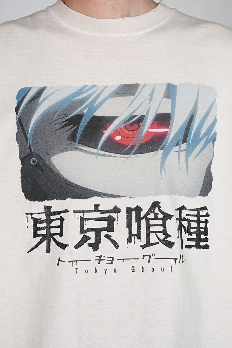 THE SUGAR PUNCH(シュガーパンチ) SS T-Shirt(KANEKI BACK BORN) 半袖Tシャツ 東京喰種トーキョーグール 金木研 カネキ TTGM25SM004