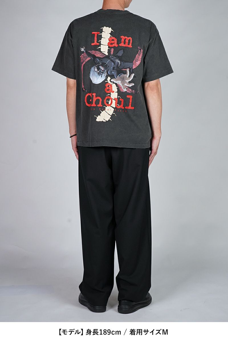 THE SUGAR PUNCH(シュガーパンチ) SS T-Shirt(KANEKI BACK BORN) 半袖Tシャツ 東京喰種トーキョーグール 金木研 カネキ TTGM25SM004