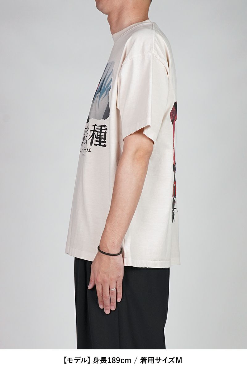 THE SUGAR PUNCH(シュガーパンチ) SS T-Shirt(KANEKI BACK BORN) 半袖Tシャツ 東京喰種トーキョーグール 金木研 カネキ TTGM25SM004