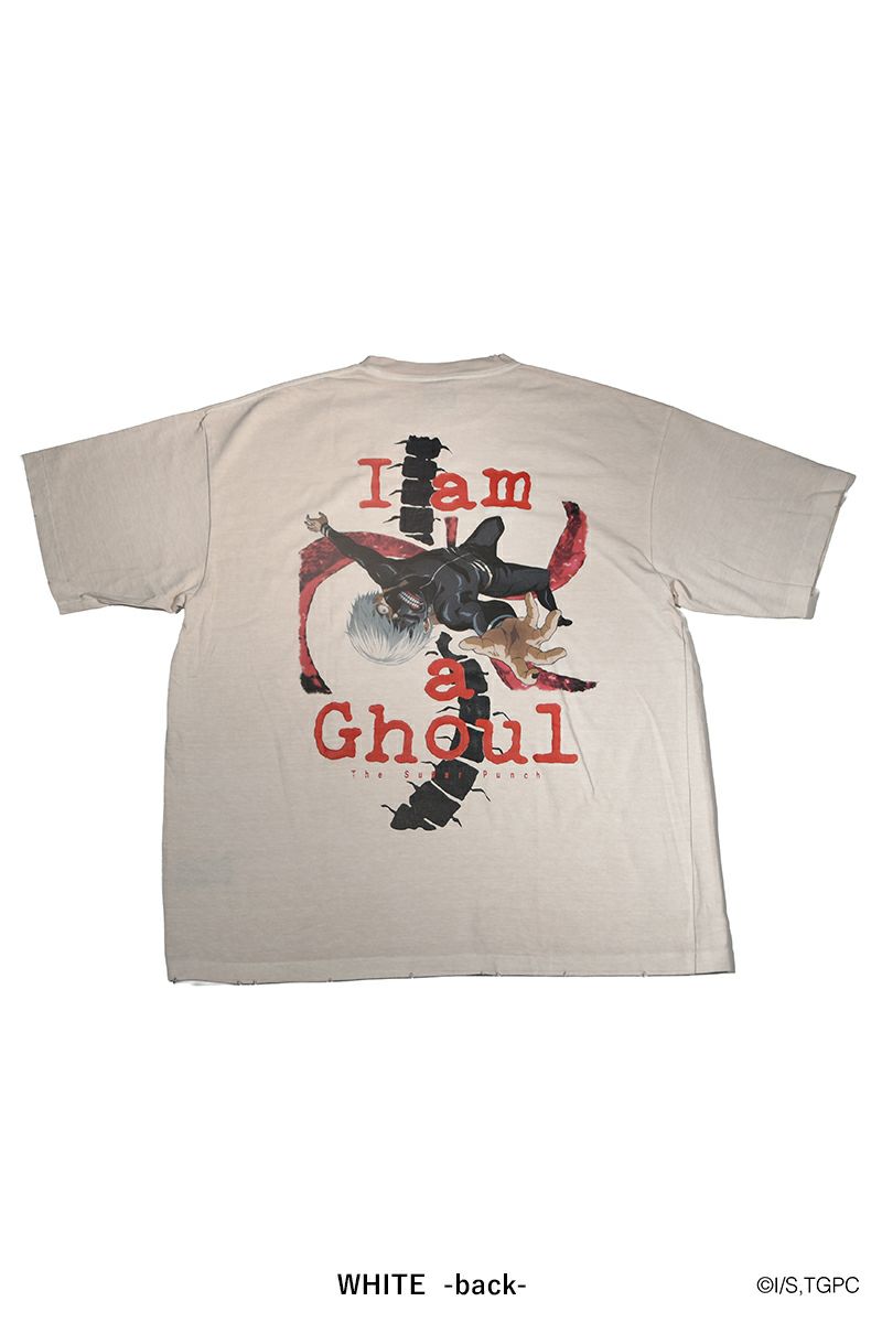 THE SUGAR PUNCH(シュガーパンチ) SS T-Shirt(KANEKI BACK BORN) 半袖Tシャツ 東京喰種トーキョーグール 金木研 カネキ TTGM25SM004