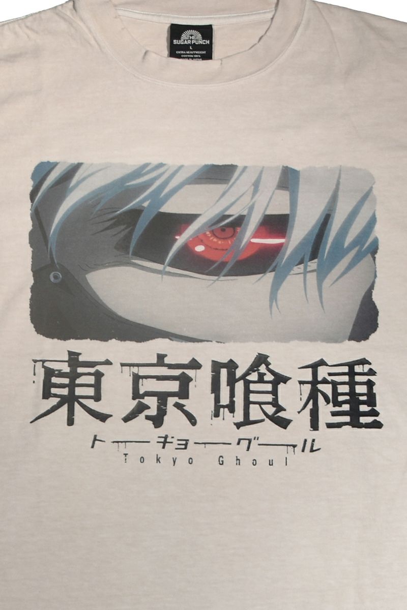 THE SUGAR PUNCH(シュガーパンチ) SS T-Shirt(KANEKI BACK BORN) 半袖Tシャツ 東京喰種トーキョーグール 金木研 カネキ TTGM25SM004