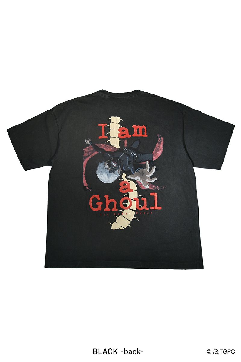 THE SUGAR PUNCH(シュガーパンチ) SS T-Shirt(KANEKI BACK BORN) 半袖Tシャツ 東京喰種トーキョーグール 金木研 カネキ TTGM25SM004
