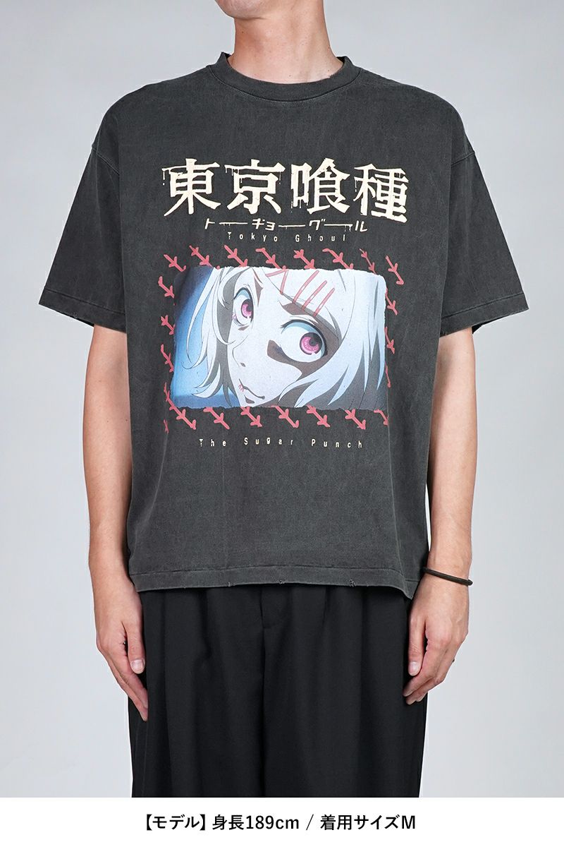 THE SUGAR PUNCH(シュガーパンチ) SS T-Shirt(JUZO) 半袖Tシャツ 東京喰種トーキョーグール 鈴屋什造 じゅうぞう TTGM25SM009