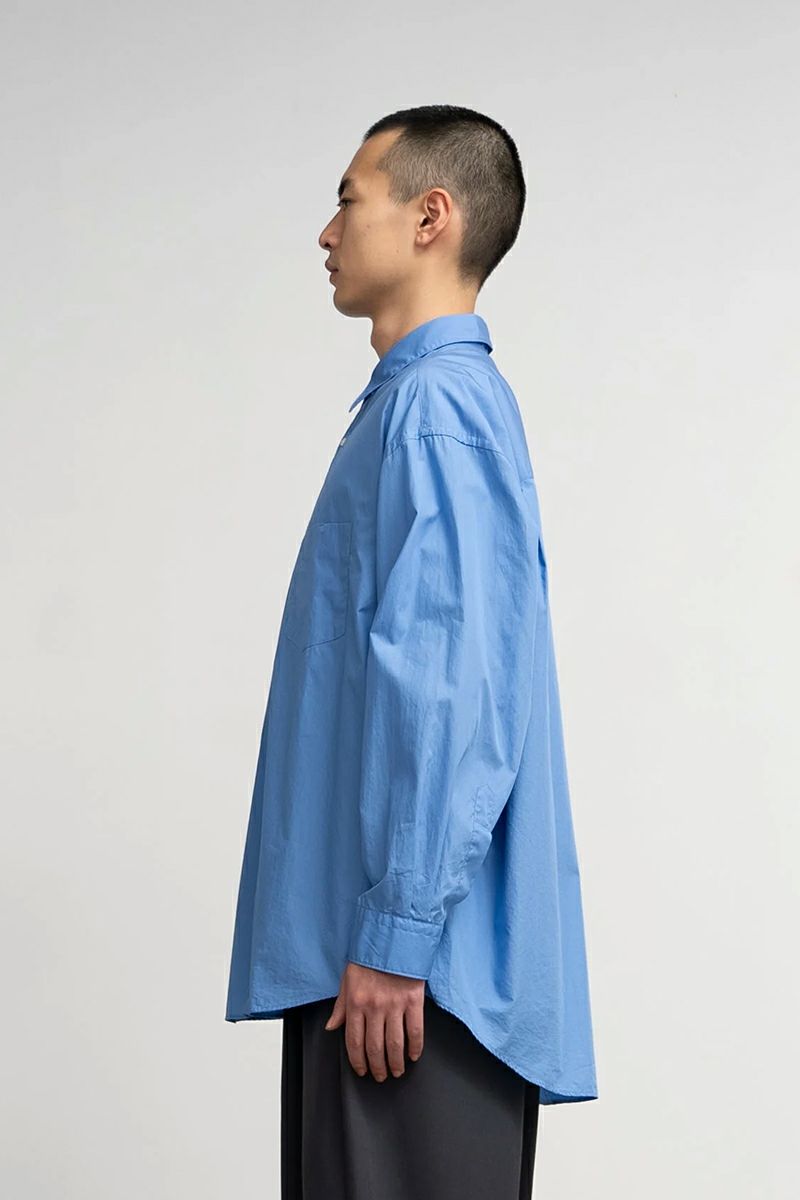 Graphpaper(グラフペーパー) Broad L/S Oversized Regular Collar Shirt ブロード長袖オーバーサイズレギュラーカラーシャツ GM253-50001B