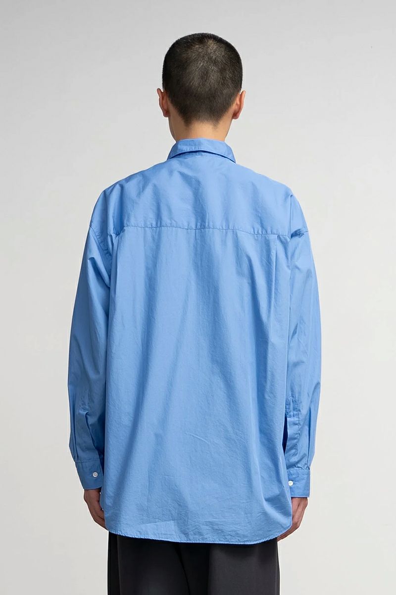 Graphpaper(グラフペーパー) Broad L/S Oversized Regular Collar Shirt ブロード長袖オーバーサイズレギュラーカラーシャツ GM253-50001B