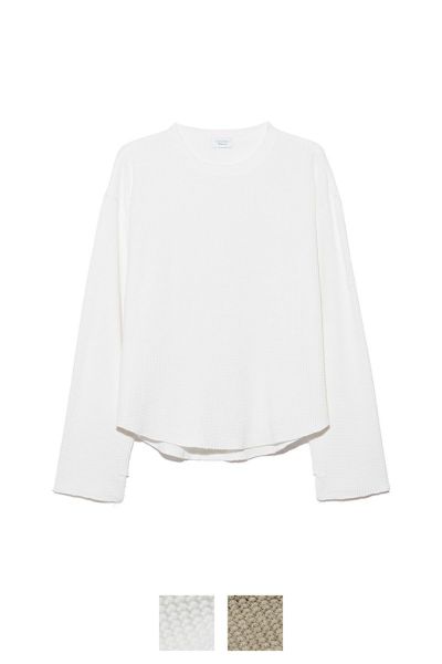 UNUSED(アンユーズド) Long-sleeve waffle T-shirt 長袖ワッフルTシャツ US2523