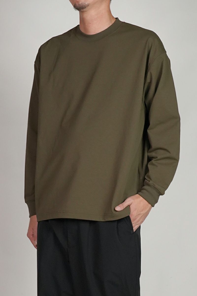 DAIWA PIER 39(ダイワピア39) TECH DRAWSTRING TEE L/S テックドローストリング長袖Tシャツ BE-31025W