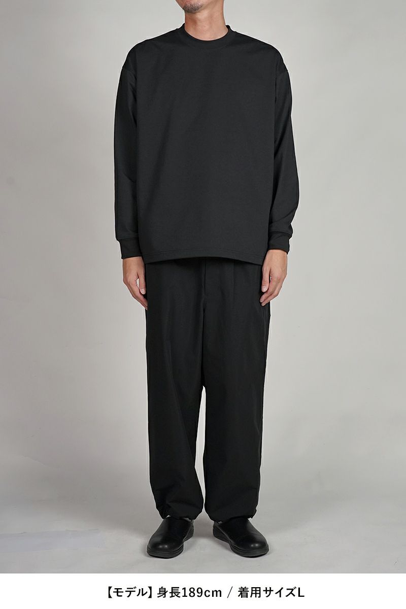 DAIWA PIER 39(ダイワピア39) TECH DRAWSTRING TEE L/S テックドローストリング長袖Tシャツ BE-31025W