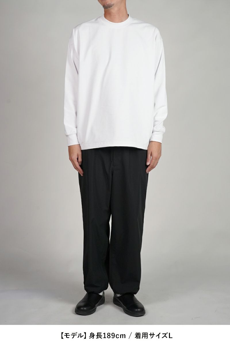 DAIWA PIER 39(ダイワピア39) TECH DRAWSTRING TEE L/S テックドローストリング長袖Tシャツ BE-31025W