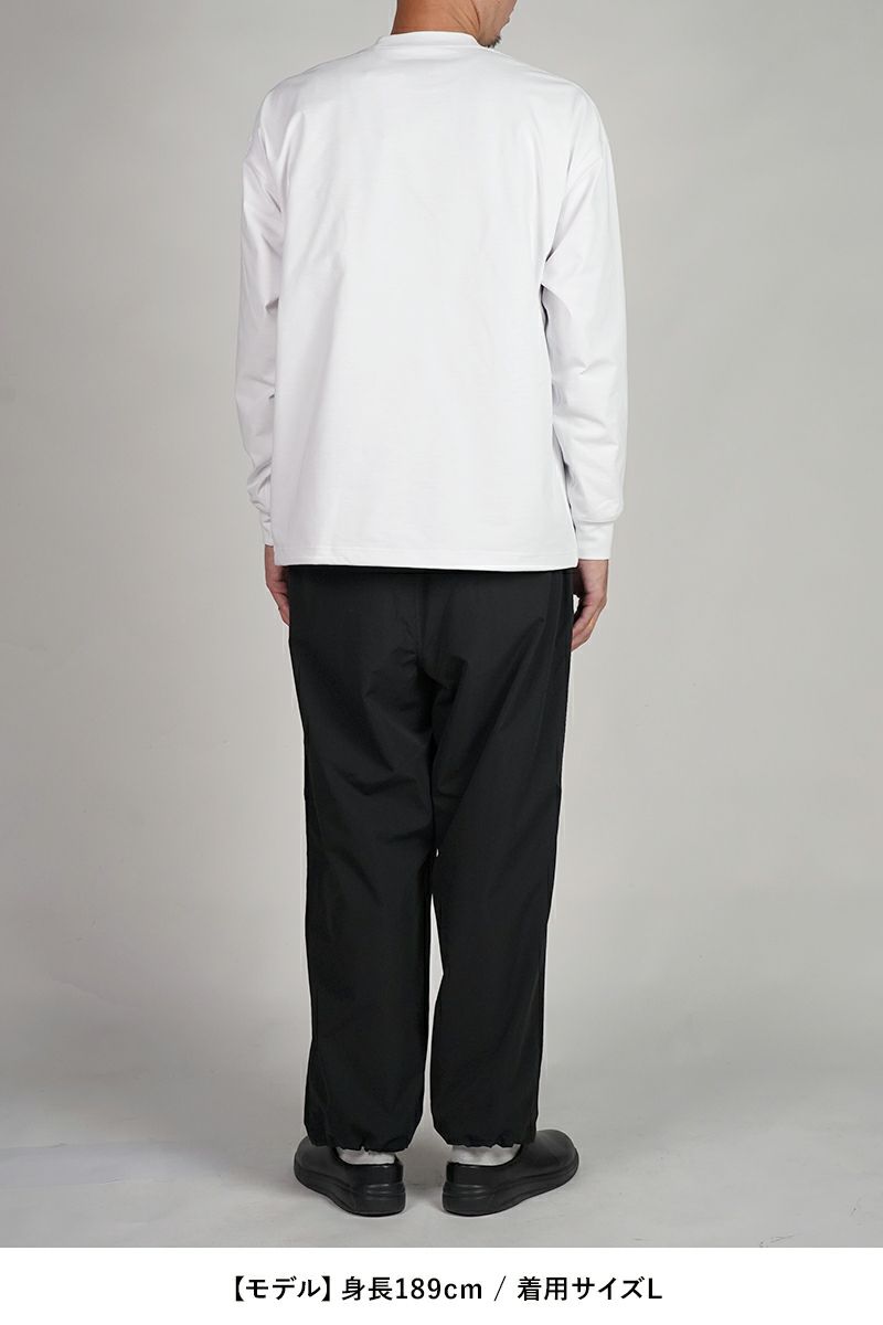 DAIWA PIER 39(ダイワピア39) TECH DRAWSTRING TEE L/S テックドローストリング長袖Tシャツ BE-31025W