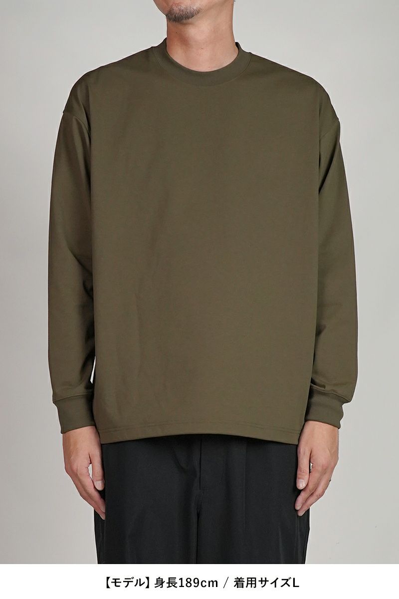 DAIWA PIER 39(ダイワピア39) TECH DRAWSTRING TEE L/S テックドローストリング長袖Tシャツ BE-31025W