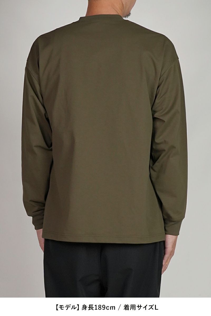 DAIWA PIER 39(ダイワピア39) TECH DRAWSTRING TEE L/S テックドローストリング長袖Tシャツ BE-31025W