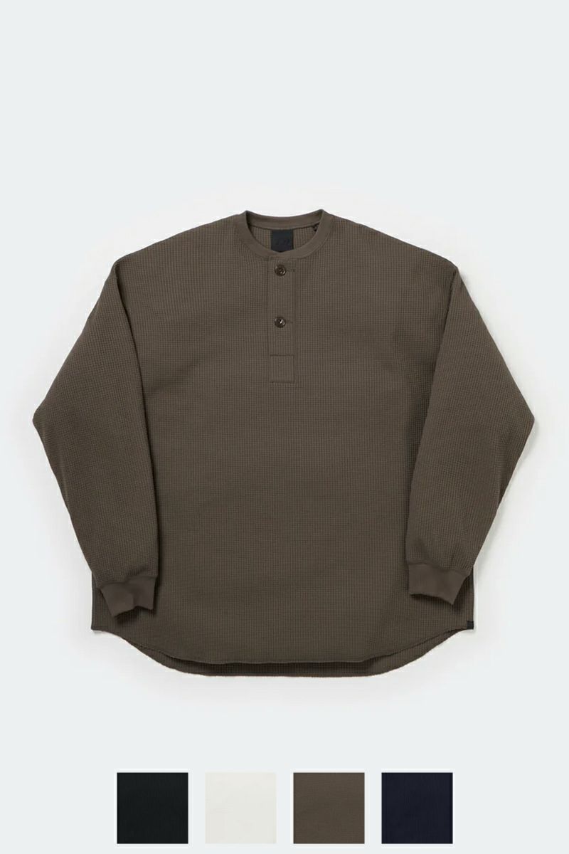 DAIWA PIER 39(ダイワピア39) TECH THERMAL HENLEY L/S テックサーマルヘンリネック長袖Tシャツ BE-33025W