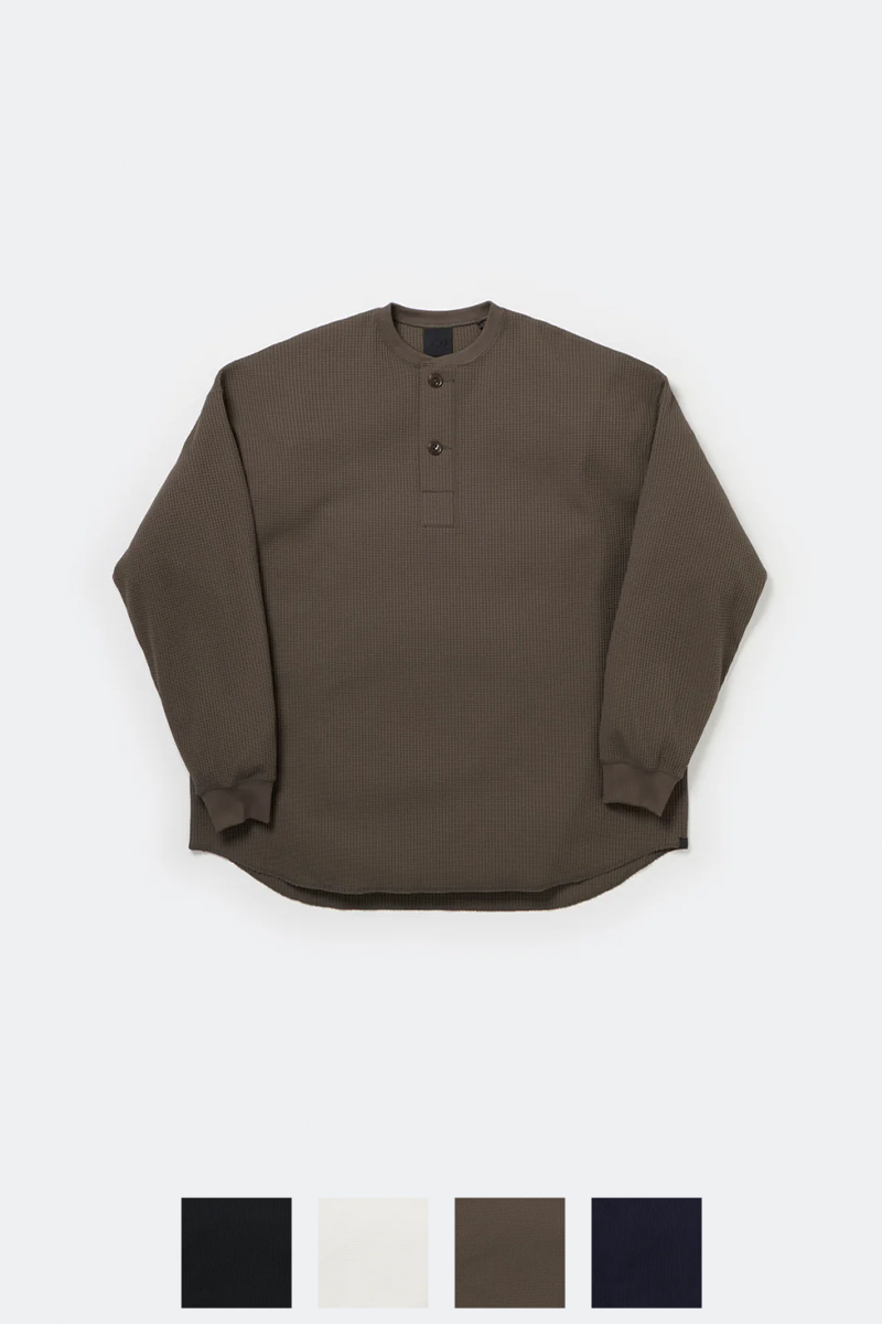 DAIWA PIER 39(ダイワピア39) TECH THERMAL HENLEY L/S テックサーマルヘンリネック長袖Tシャツ BE-33025W