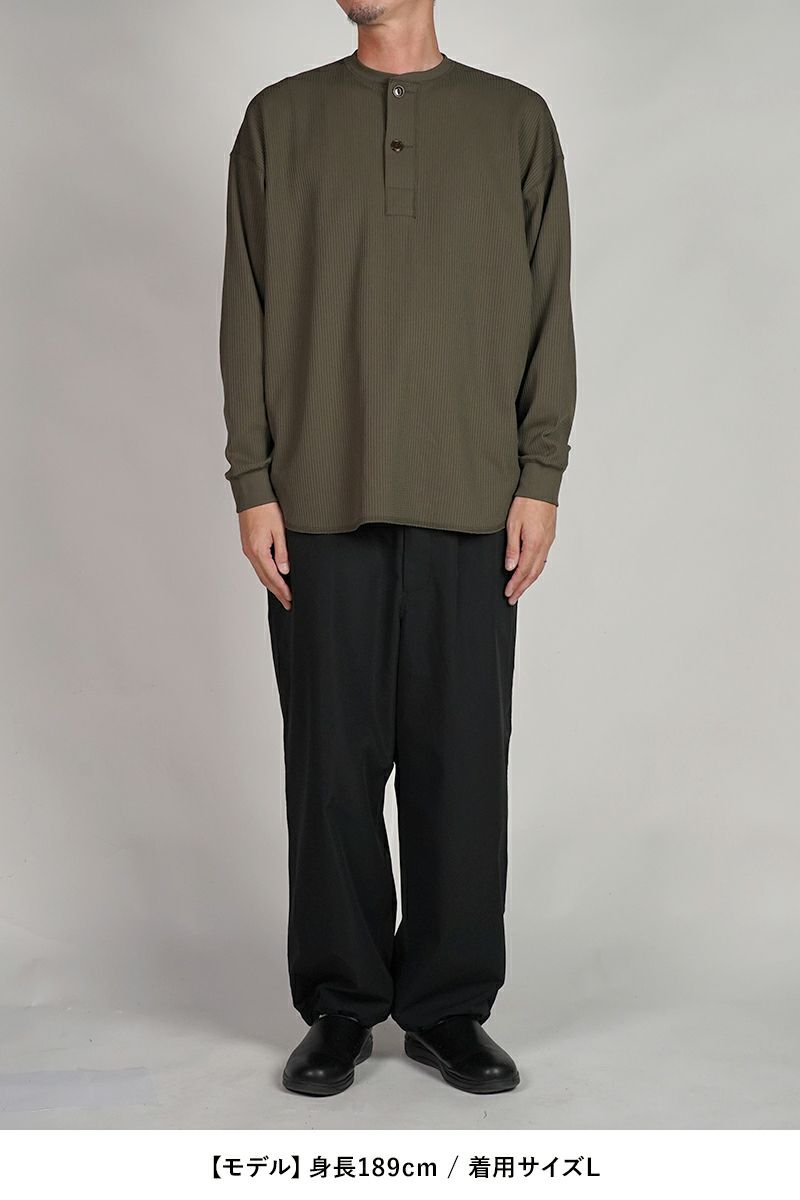 DAIWA PIER 39(ダイワピア39) TECH THERMAL HENLEY L/S テックサーマルヘンリネック長袖Tシャツ BE-33025W